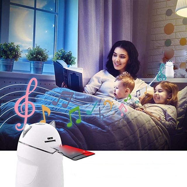 Cat Ears Bluetooth Speaker With LED Atmosphere Light