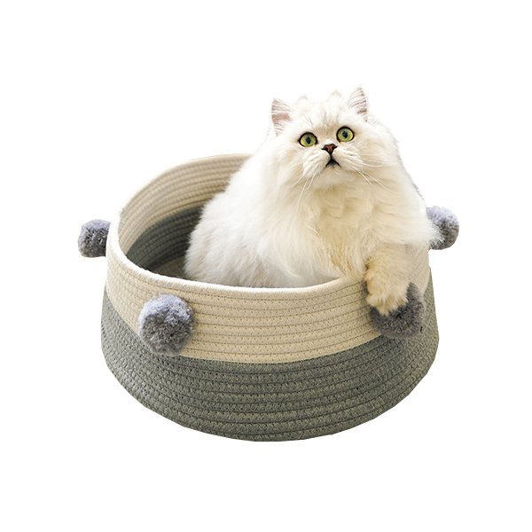 Hand-Woven Pet Basket